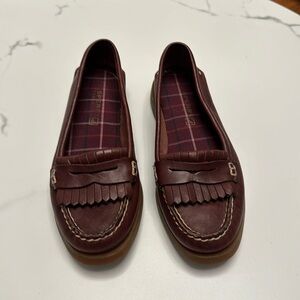 Sperry burgundy mocassins